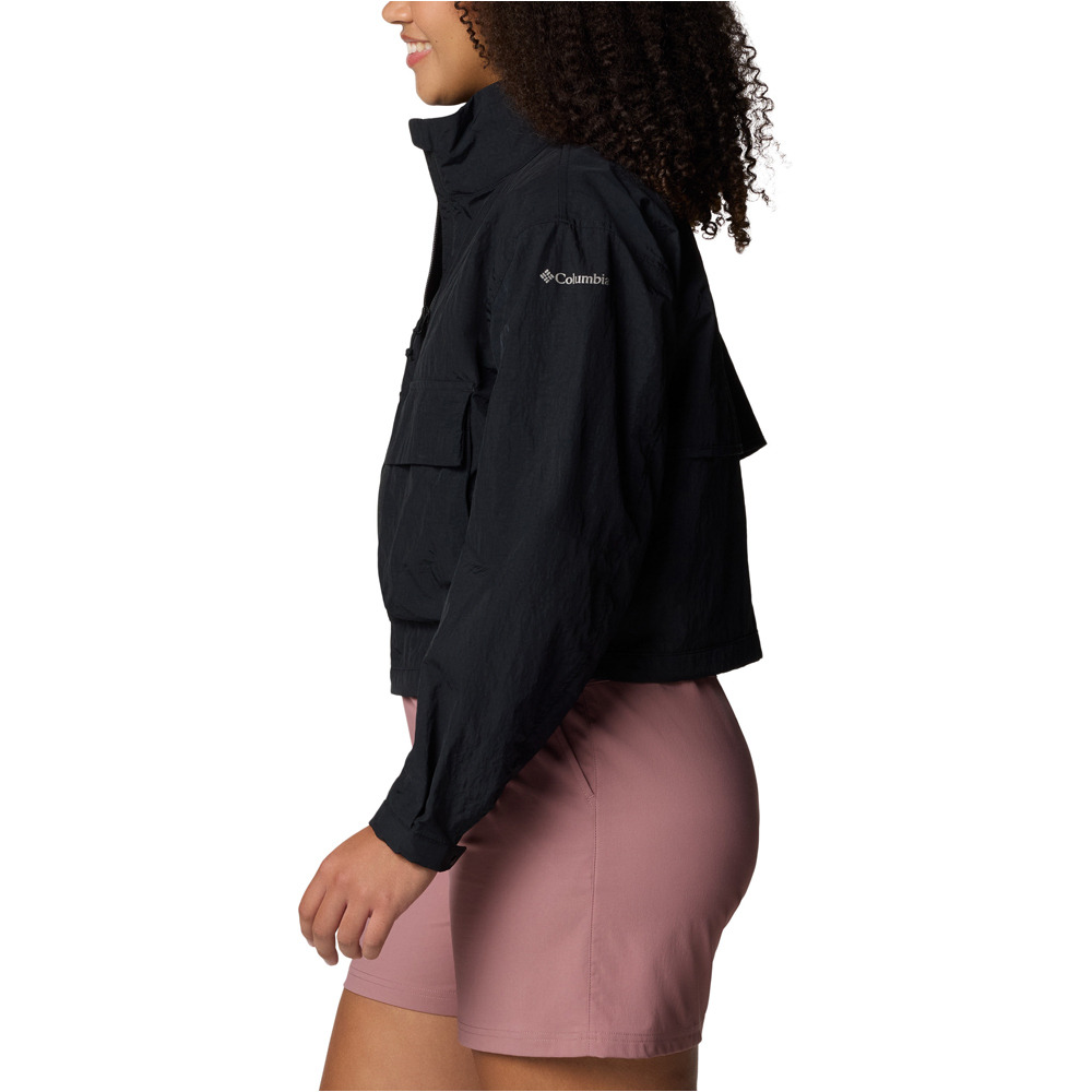 Columbia chaqueta softshell mujer PARACUTIE NEGRO vista detalle