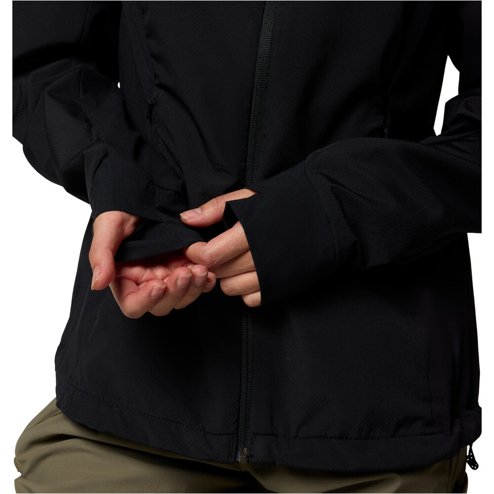 Columbia chaqueta softshell mujer SWEET AS III NEGRO 05