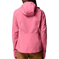Columbia chaqueta softshell mujer SWEET AS III ROSA vista trasera