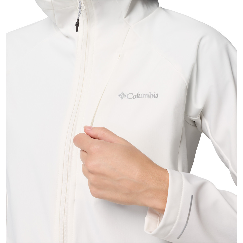 Columbia chaqueta softshell mujer TRAILBORNE BLANCO 07