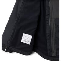 Columbia chubasquero impermeable niño RAINY TRAILS II NEGRO vista detalle