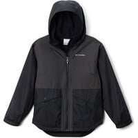 Columbia chubasquero impermeable niño RAINY TRAILS II NEGRO vista frontal