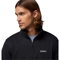 Columbia forro polar hombre ALTO PASS NEGRO vista detalle