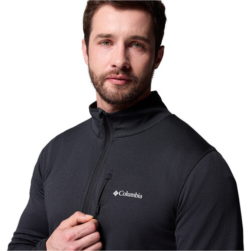 Columbia forro polar hombre ESSENTIAL HIKE GRID NEGRO