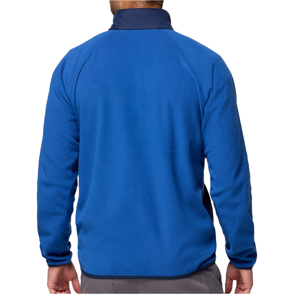 Columbia forro polar hombre FAST TREK OVERLAY AZUL vista trasera