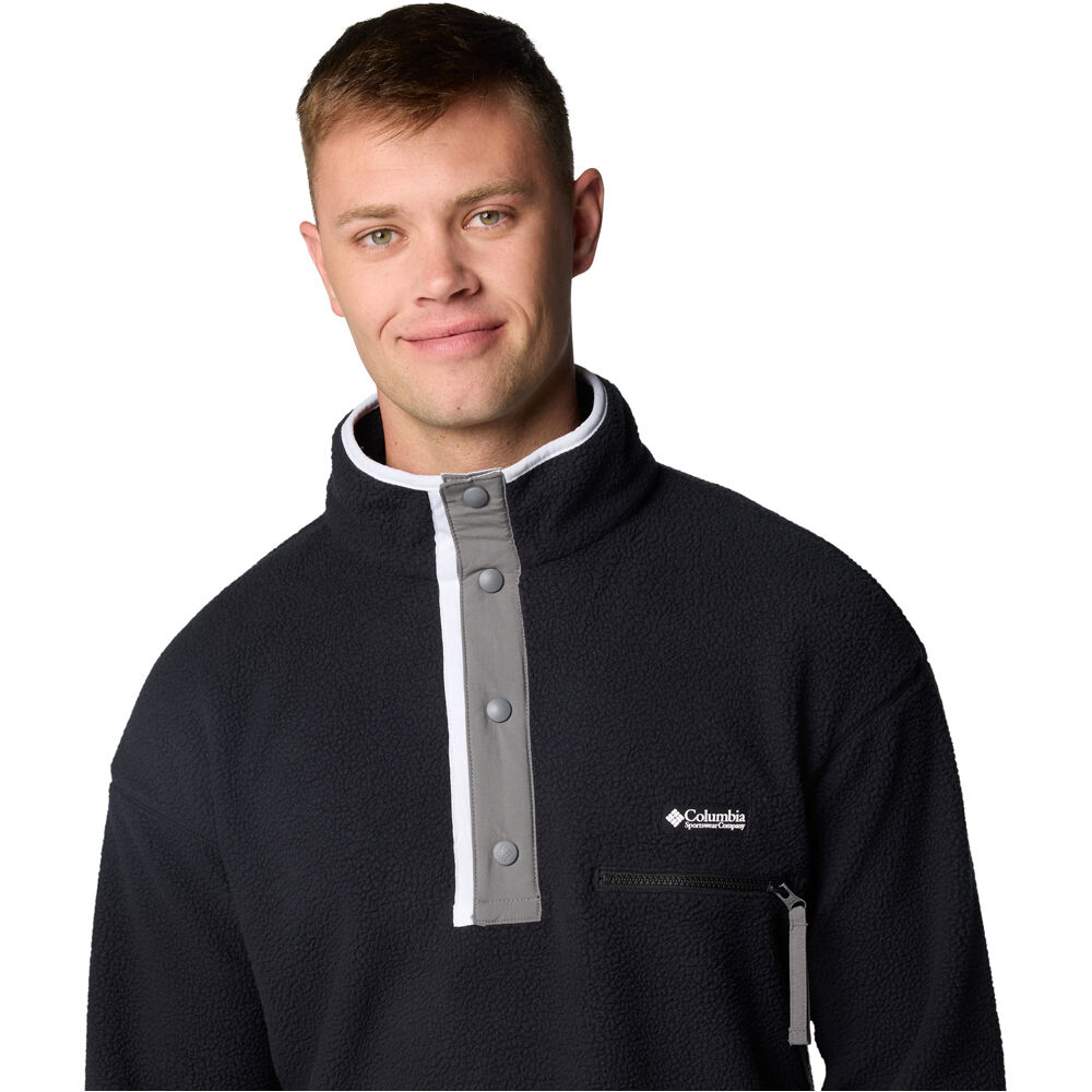 Columbia forro polar hombre HELVETIA II NEGRO 03