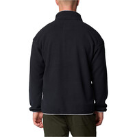 Columbia forro polar hombre HELVETIA II NEGRO vista trasera