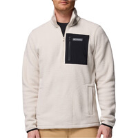 Columbia forro polar hombre JASPER RIDGE PEBBLED MARRON vista frontal