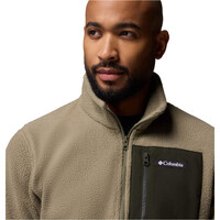 Columbia forro polar hombre JASPER RIDGE PEBBLED VERDE vista detalle