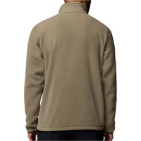 Columbia forro polar hombre JASPER RIDGE PEBBLED VERDE vista trasera