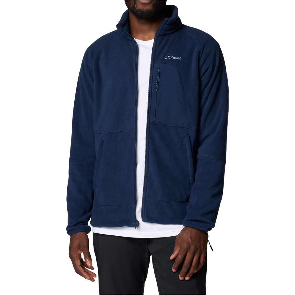 Columbia forro polar hombre RAPID EXPEDITION II AZUL vista detalle