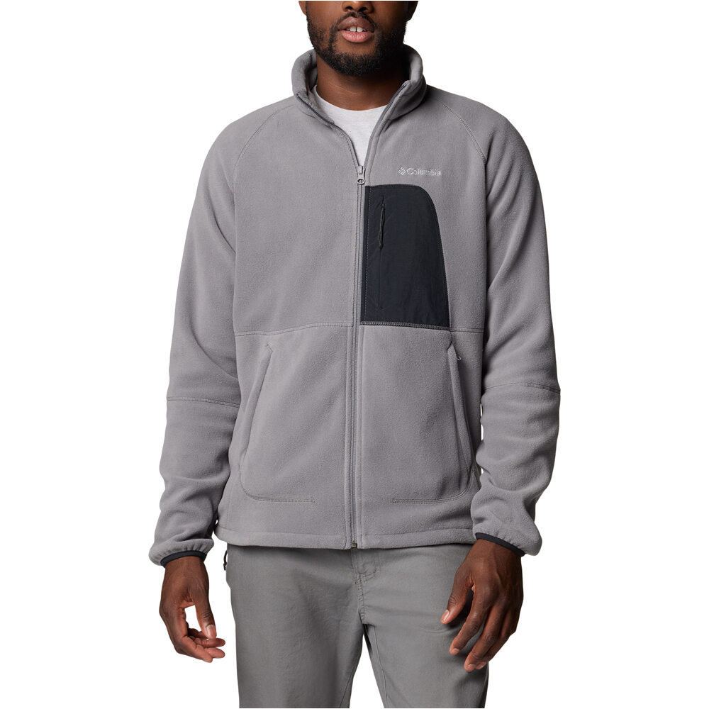 Columbia forro polar hombre RAPID EXPEDITION II GRIS vista frontal