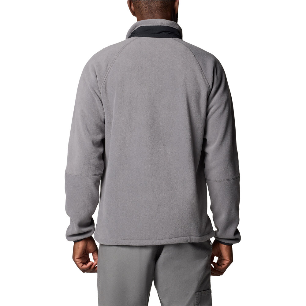 Columbia forro polar hombre RAPID EXPEDITION II GRIS vista trasera