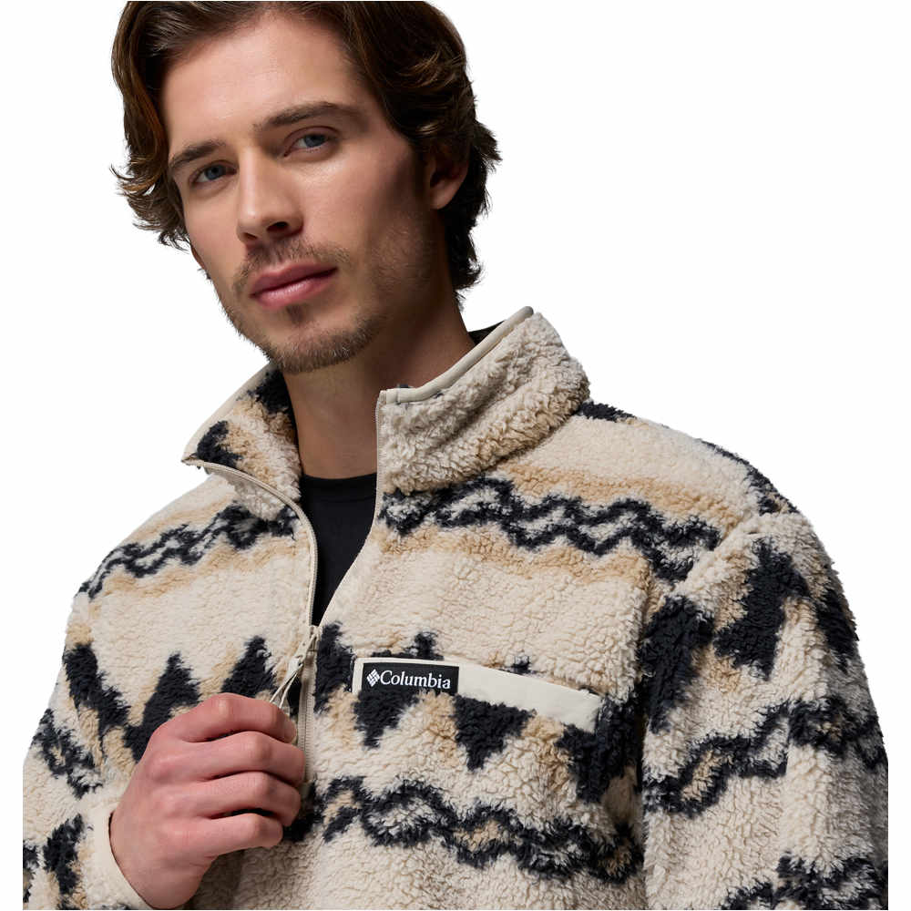 Columbia forro polar hombre RUGGED RIDGE HIGH PILE MARRON 03
