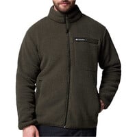 Columbia forro polar hombre RUGGED RIDGE HIGH PILE VERDE vista frontal