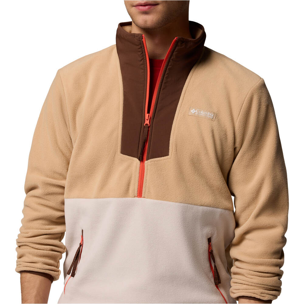 Columbia forro polar hombre SEQUOIA GROVE MARRON vista detalle