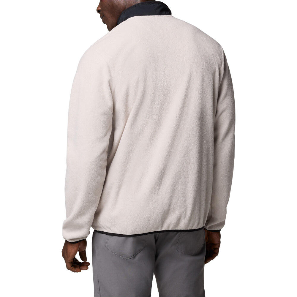 Columbia forro polar hombre SEQUOIA GROVE MARRON vista trasera