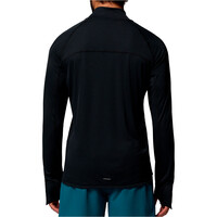 Columbia forro polar hombre STEALTH SPRING NEGRO vista trasera
