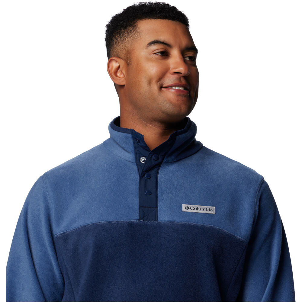 Columbia forro polar hombre STEENS MOUNTAIN AZUL vista detalle