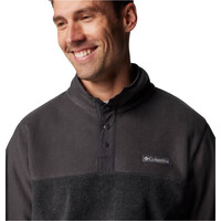 Columbia forro polar hombre STEENS MOUNTAIN HALF II GRIS vista detalle