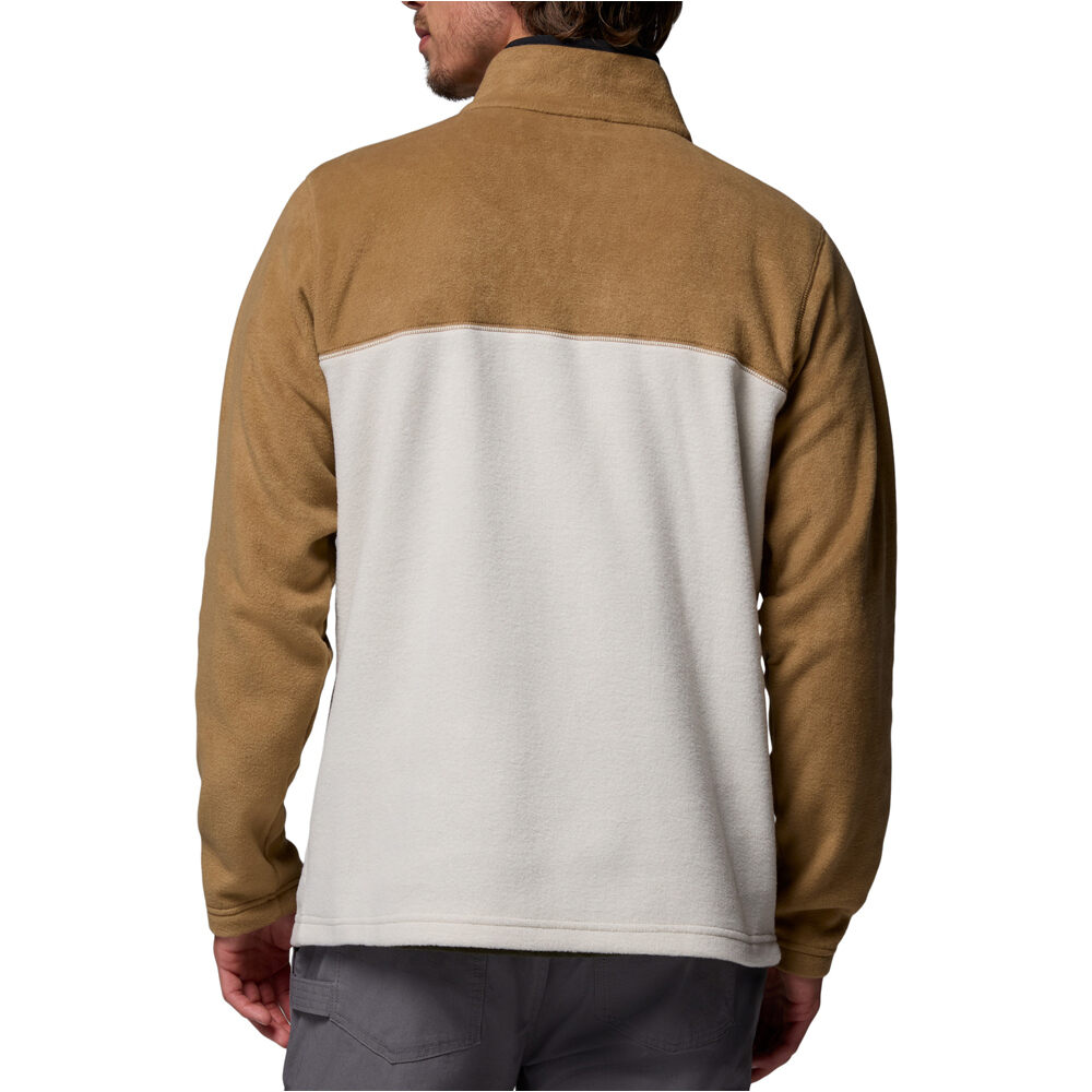 Columbia forro polar hombre STEENS MOUNTAIN HALF II MARRON vista trasera