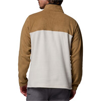 Columbia forro polar hombre STEENS MOUNTAIN HALF II MARRON vista trasera