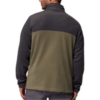 Columbia forro polar hombre STEENS MOUNTAIN HALF II VERDE vista trasera