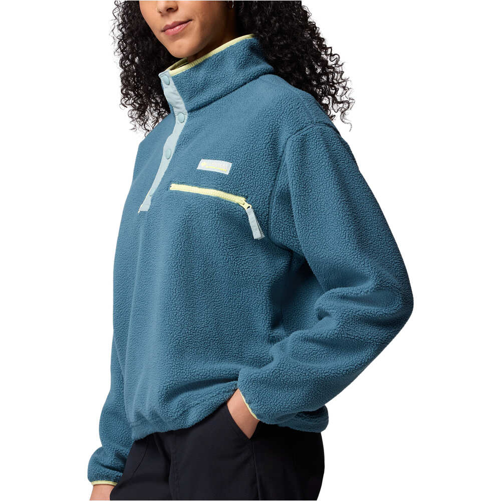 Columbia forro polar mujer HELVETIA II AZUL vista detalle