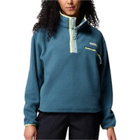 Columbia forro polar mujer HELVETIA II AZUL vista frontal