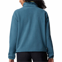 Columbia forro polar mujer HELVETIA II AZUL vista trasera