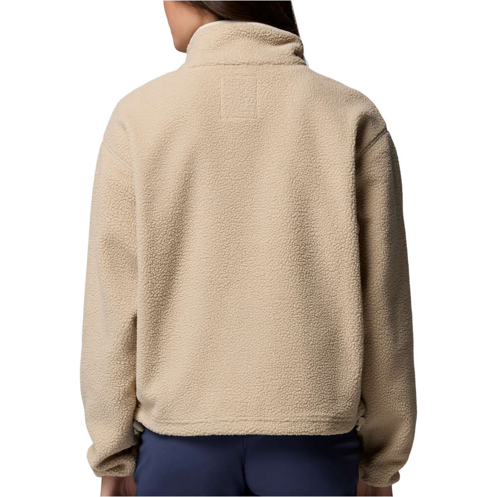 Columbia forro polar mujer HELVETIA II MARRON vista trasera