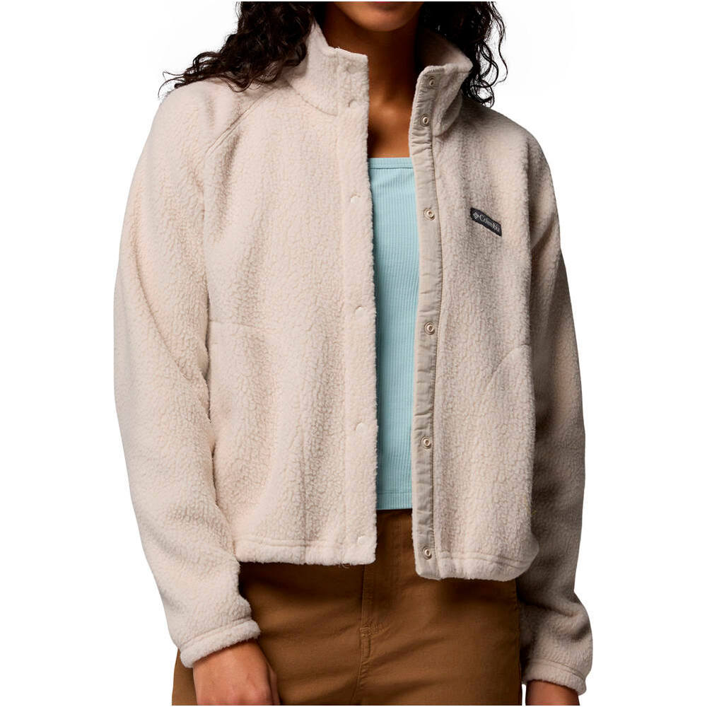 Columbia forro polar mujer JASPER RIDGE PEBBLED MARRON 03