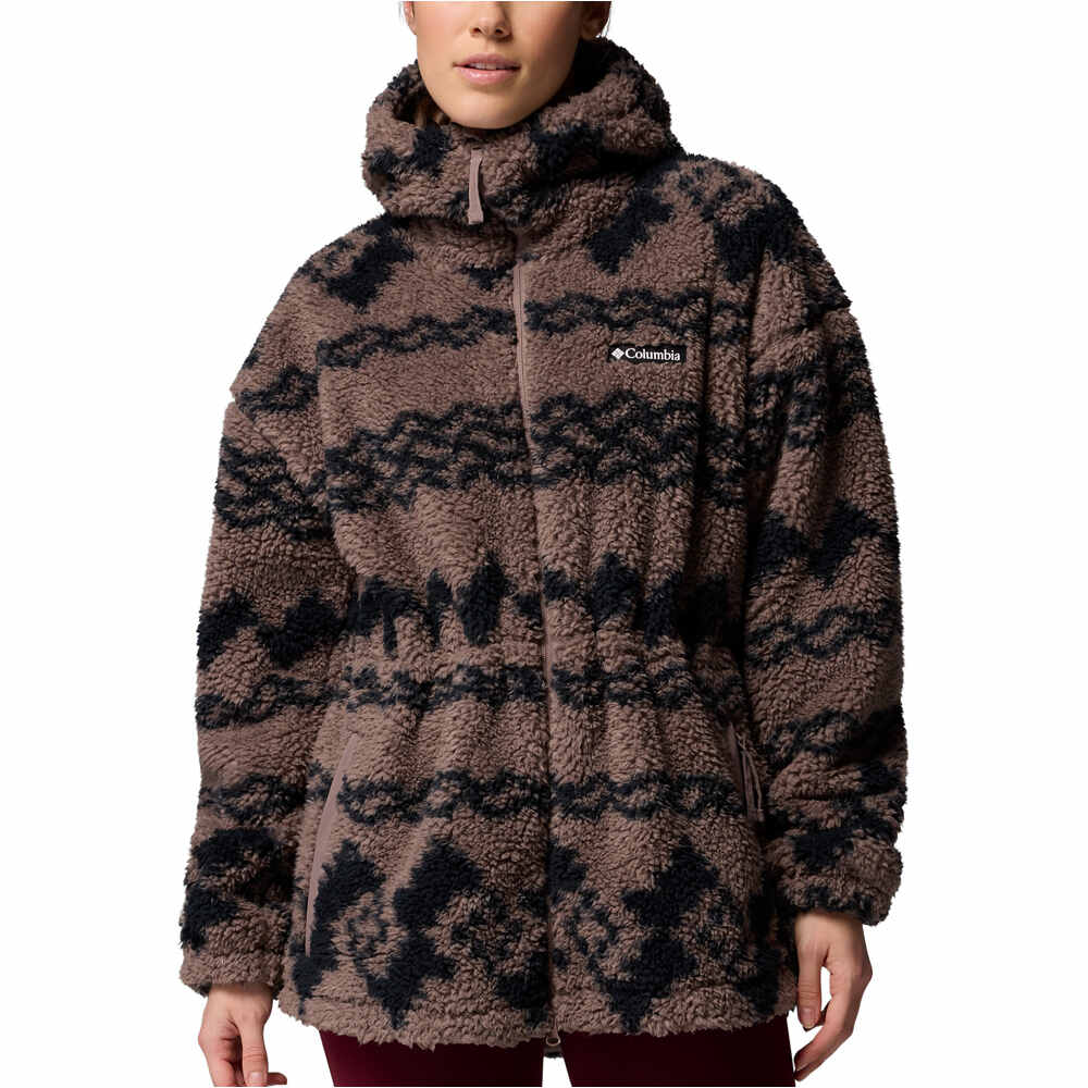 Columbia forro polar mujer RARE ESCAPE MARRON vista frontal