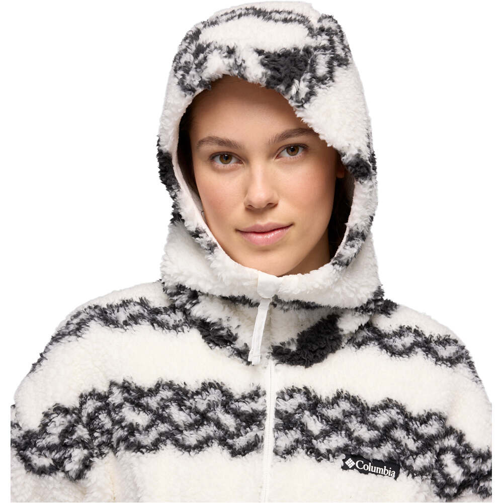 Columbia forro polar mujer RARE ESCAPE NEGRO 03