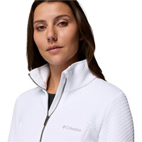 Columbia forro polar mujer ROFFE RIDGE III BLANCO vista detalle
