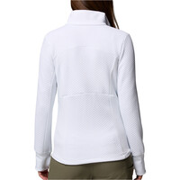 Columbia forro polar mujer ROFFE RIDGE III BLANCO vista trasera