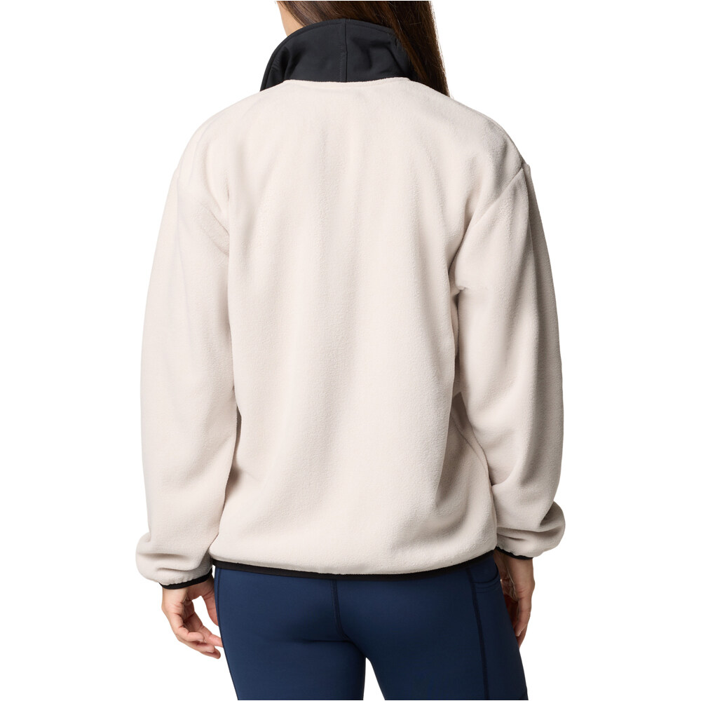 Columbia forro polar mujer SEQUOIA GROVE MARRON vista trasera