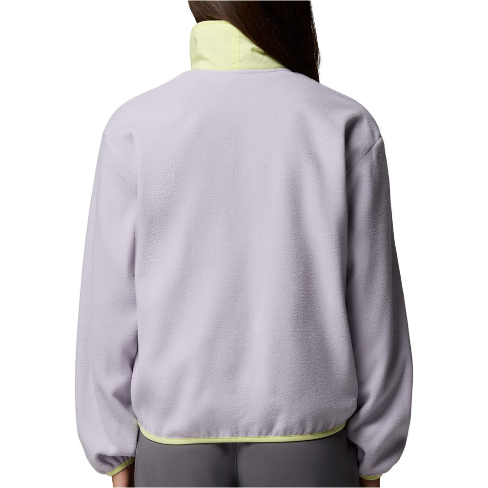 Columbia forro polar mujer SEQUOIA GROVE MORADO vista trasera