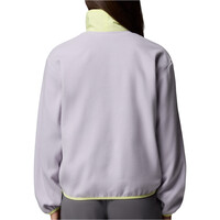 Columbia forro polar mujer SEQUOIA GROVE MORADO vista trasera
