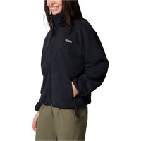 Columbia forro polar mujer SEQUOIA GROVE NEGRO vista detalle