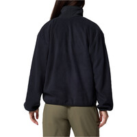 Columbia forro polar mujer SEQUOIA GROVE NEGRO vista trasera