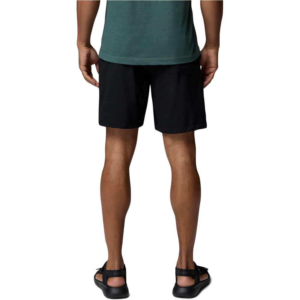 Columbia pantalón corto montaña hombre UTILIZER NEGRO vista trasera