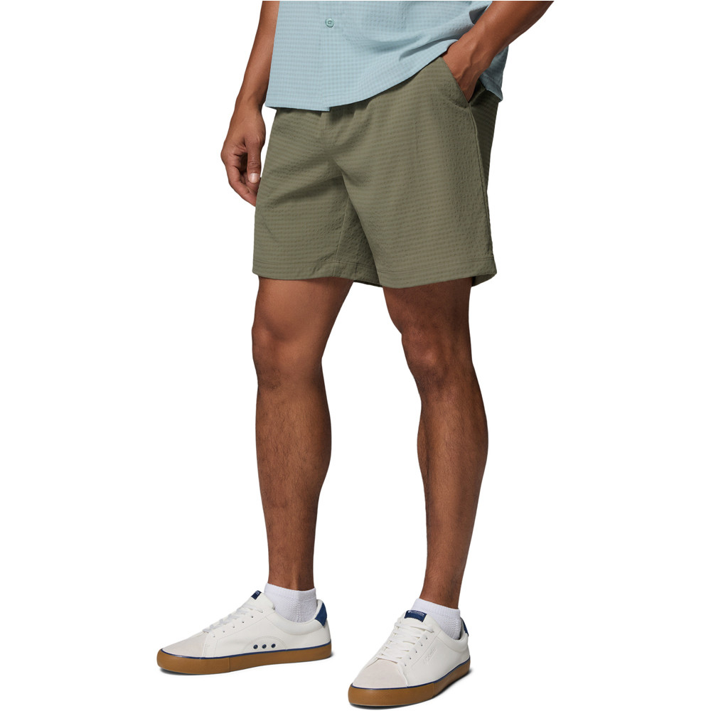 Columbia pantalón corto montaña hombre UTILIZER VERDE vista detalle