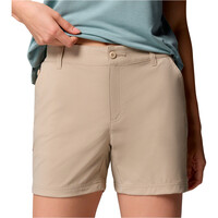 Columbia pantalón corto montaña mujer LESLIE FALLS II GRIS 03