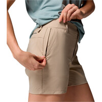 Columbia pantalón corto montaña mujer LESLIE FALLS II GRIS 04