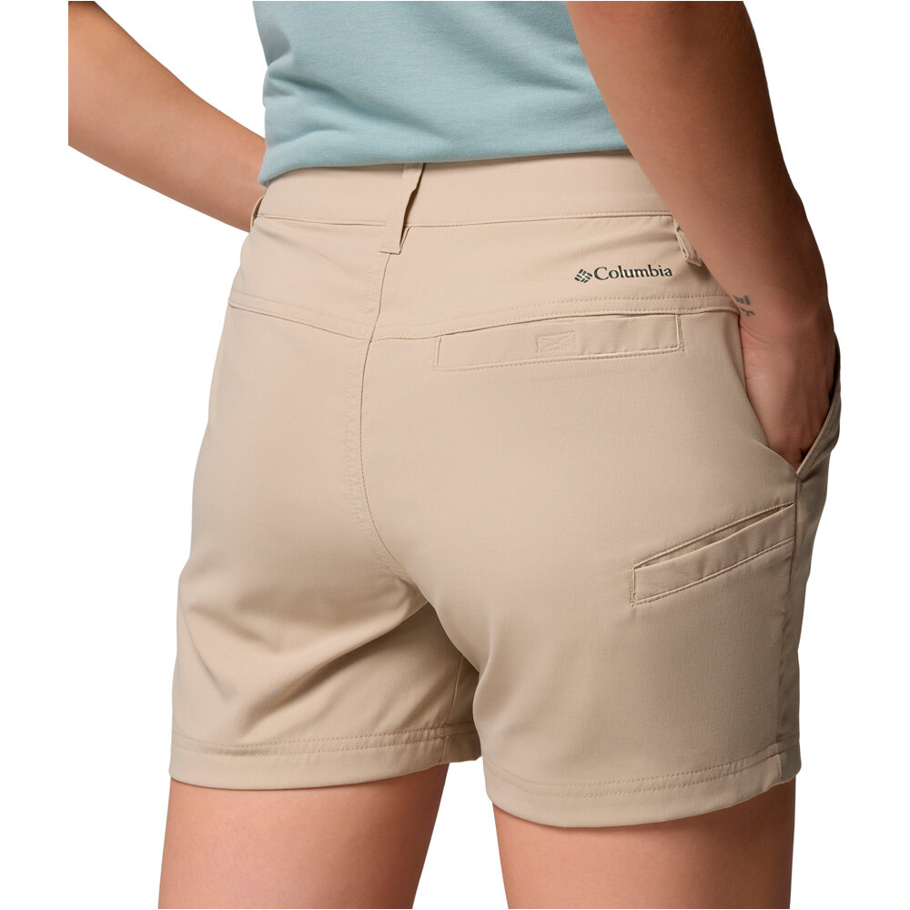 Columbia pantalón corto montaña mujer LESLIE FALLS II GRIS 05
