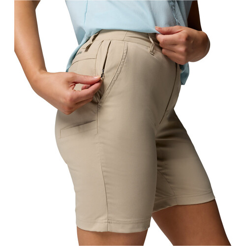 Columbia pantalón corto montaña mujer LESLIE FALLS LONG II MARRON