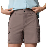 Columbia pantalón corto montaña mujer SILVER RIDGE ELITE MARRON 03