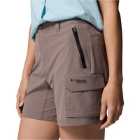 Columbia pantalón corto montaña mujer SILVER RIDGE ELITE MARRON 04