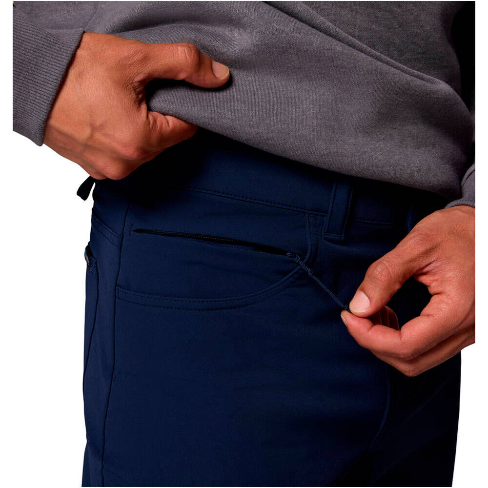 Columbia pantalón hombre ROC TECH 5 POCKET AZUL 03